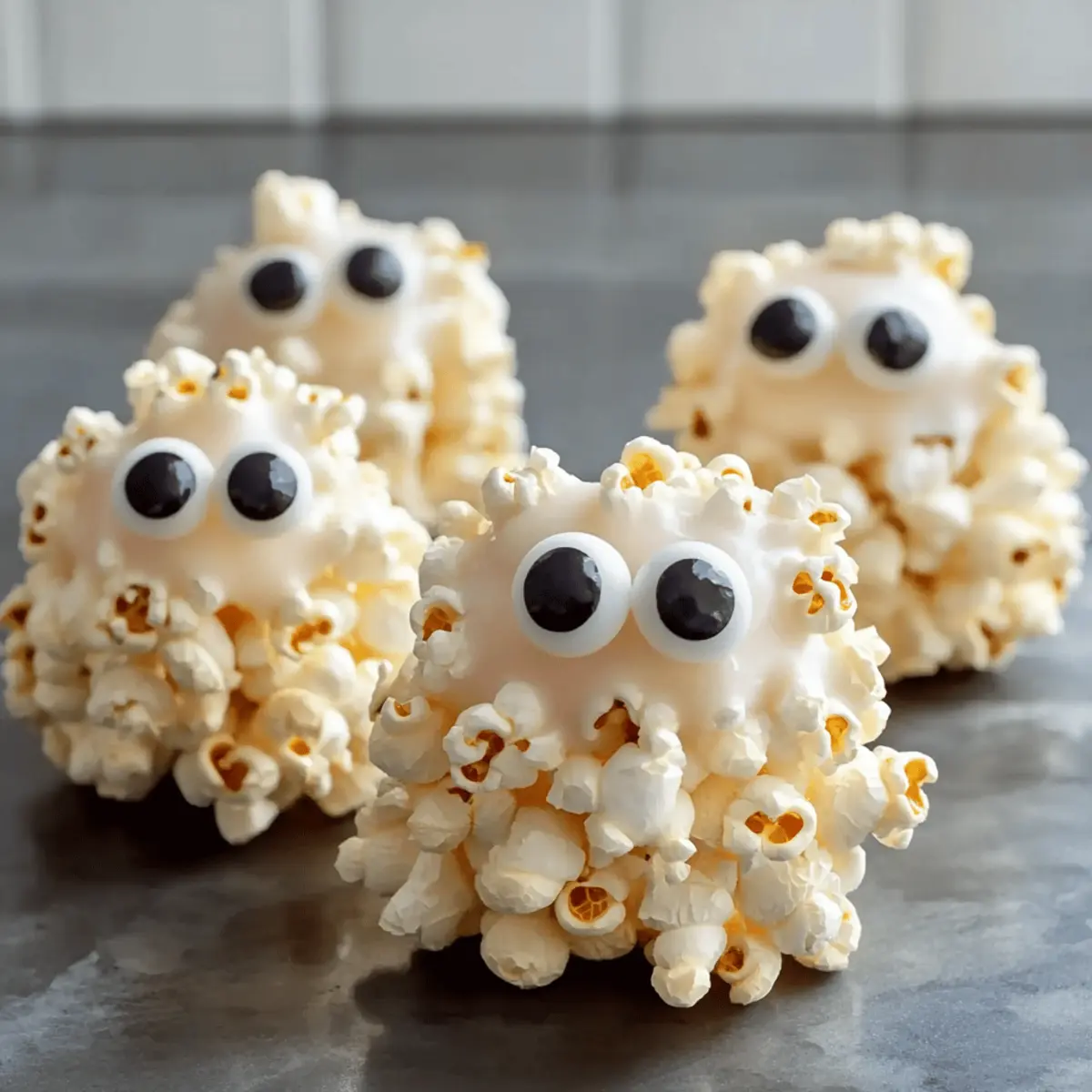 Ghost Popcorn Balls