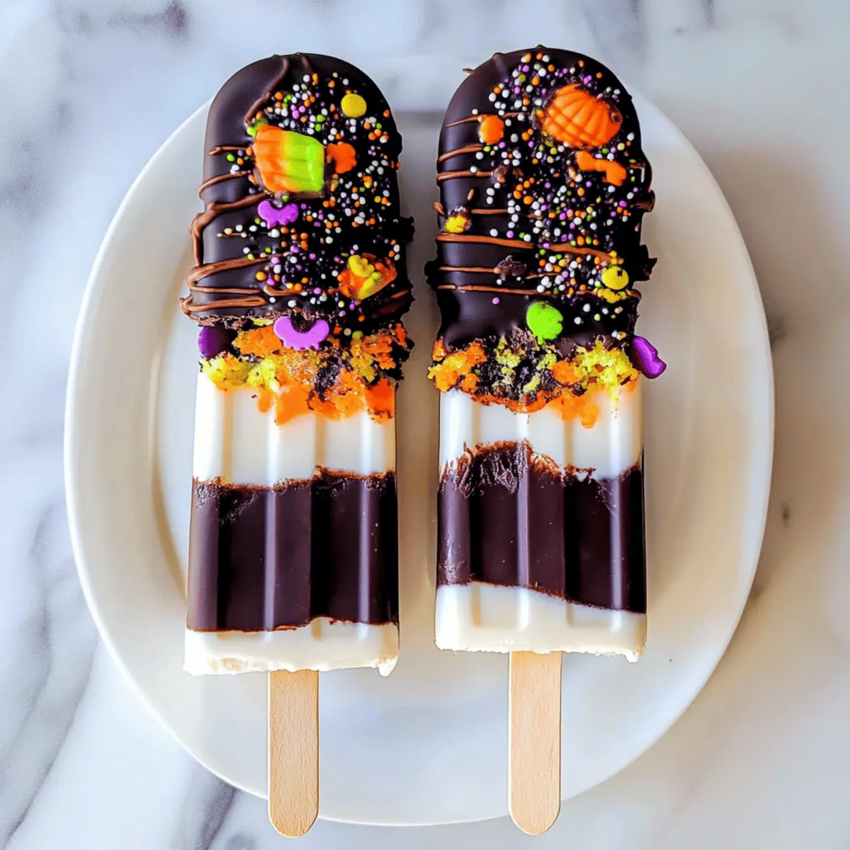 Halloween Cakesicles
