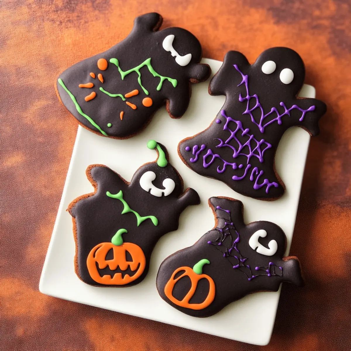Halloween Decorated Cookies