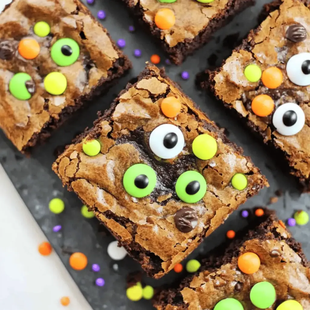 Halloween Monster Brownies