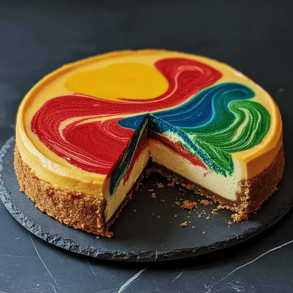 Hogwarts Houses Butterbeer Swirl Cheesecake