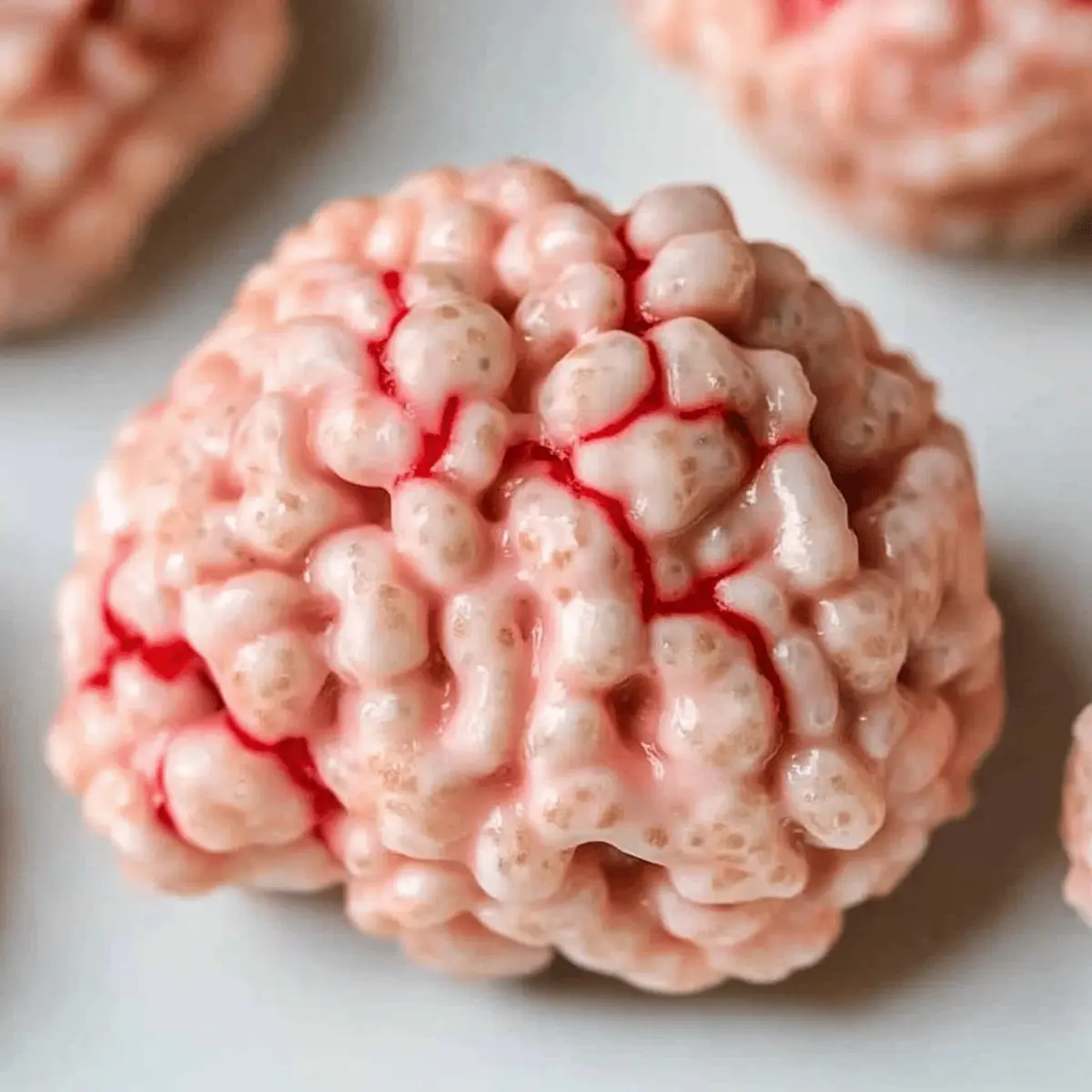 Marshmallow Rice Bubbles Halloween Brains