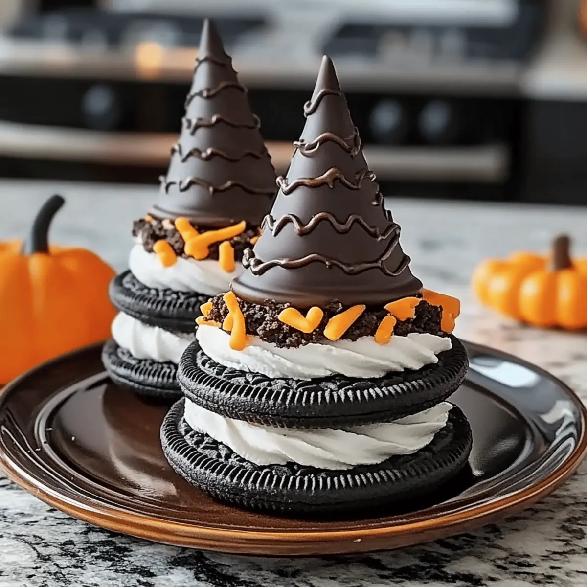 Oreo Witch Hat Cookies
