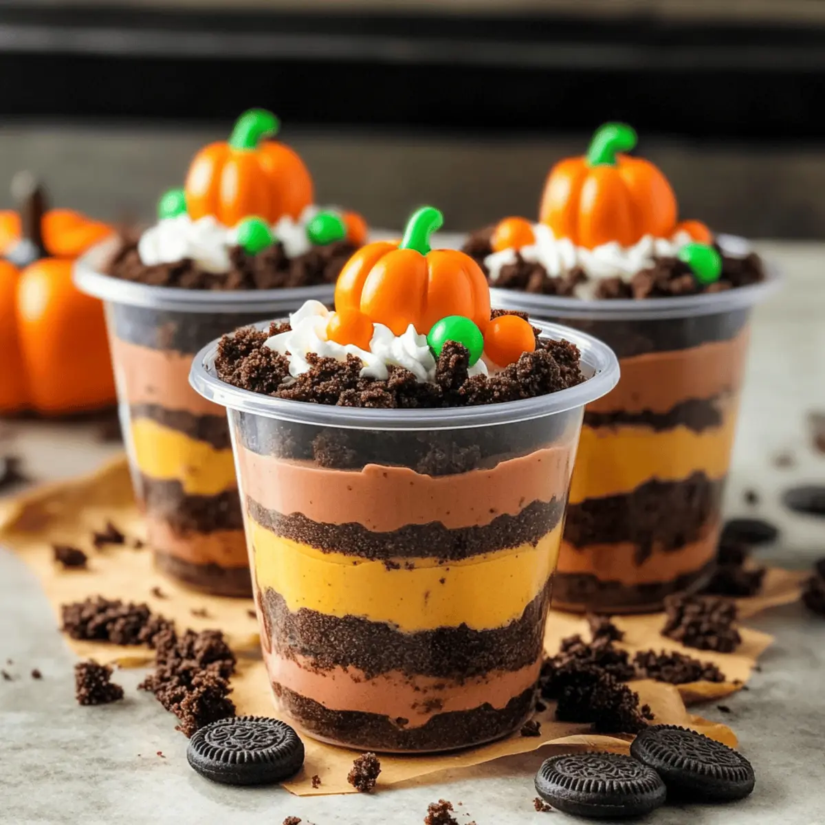 Pumpkin Patch Dirt Cups