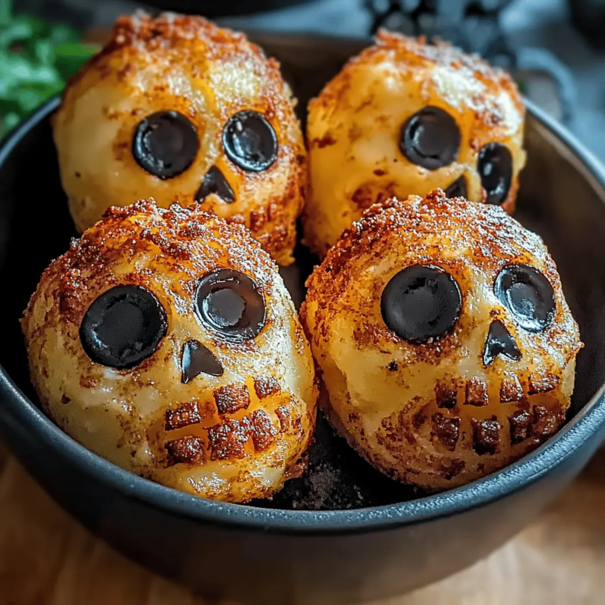 Spooky Skull Potatoes
