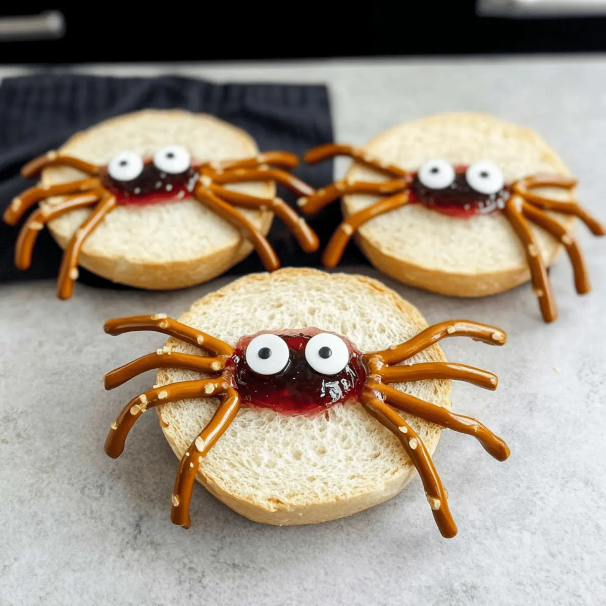 Spooky Spider Sandwiches