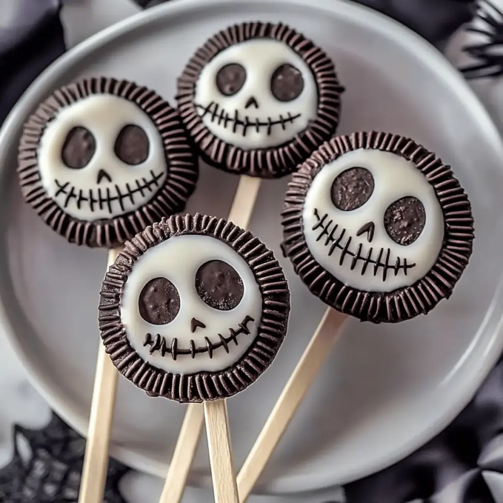 Delightful Jack Skellington Oreo Pops for Halloween Fun