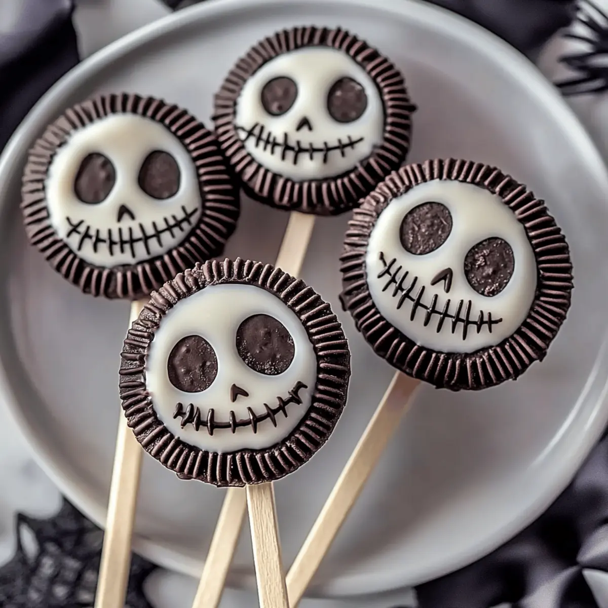 Delightful Jack Skellington Oreo Pops for Halloween Fun