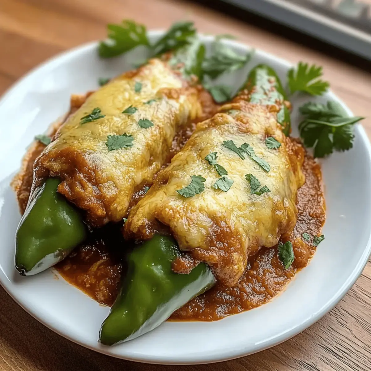 Cheesy Hatch Chile Rellenos