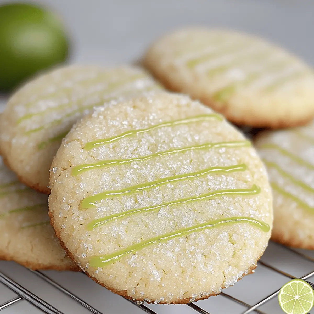 Lime Sugar Cookies