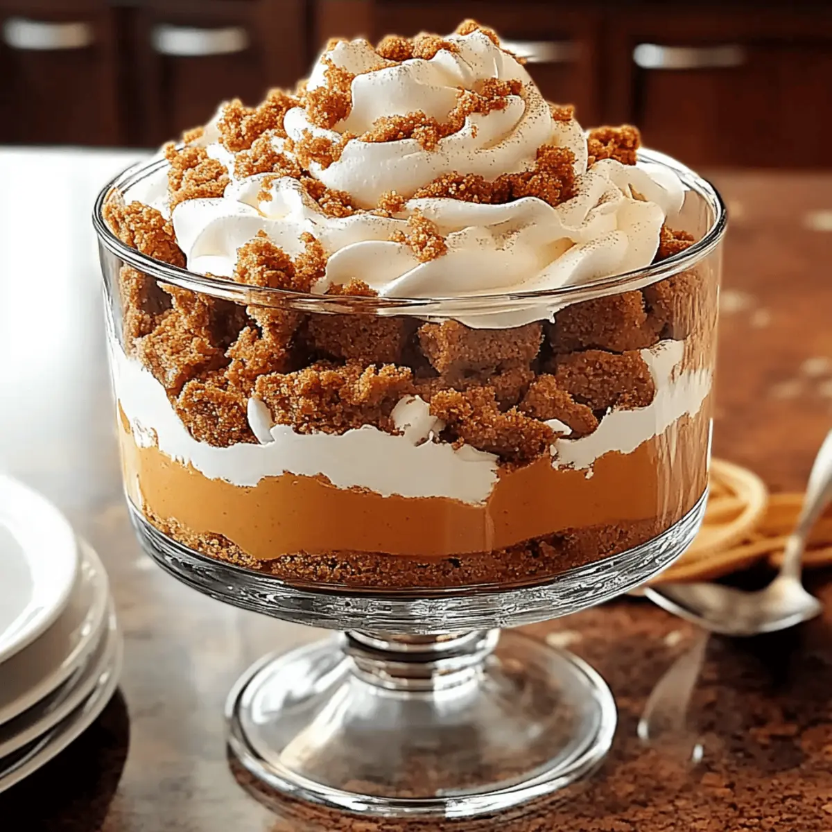 Pumpkin Butterscotch Gingerbread Trifle