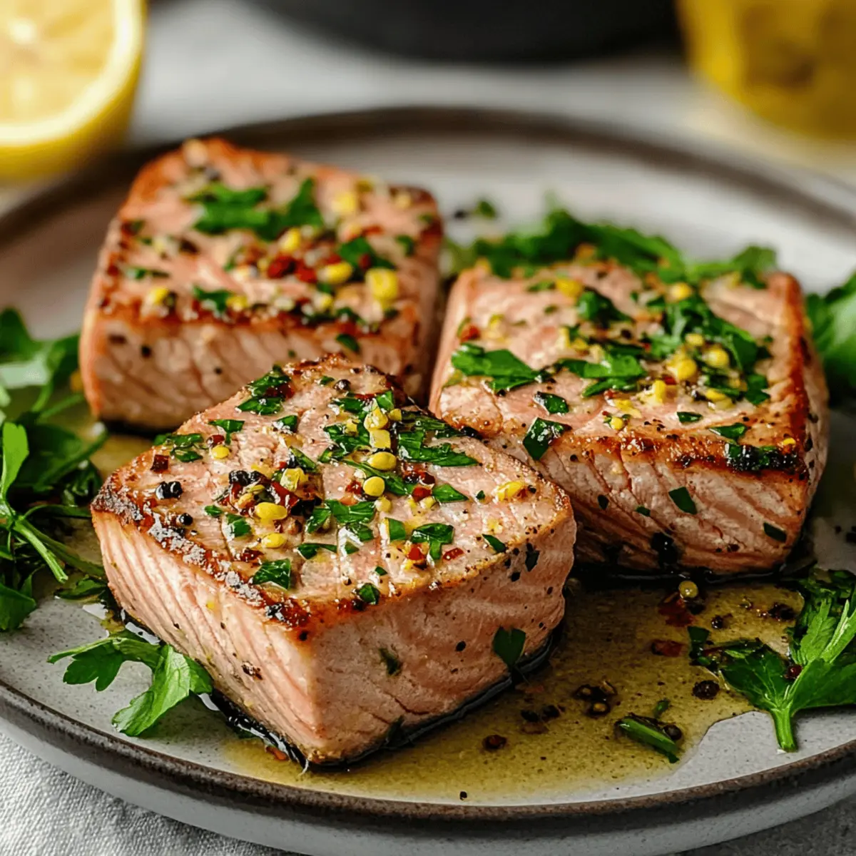 Air-Fried Tuna Steak