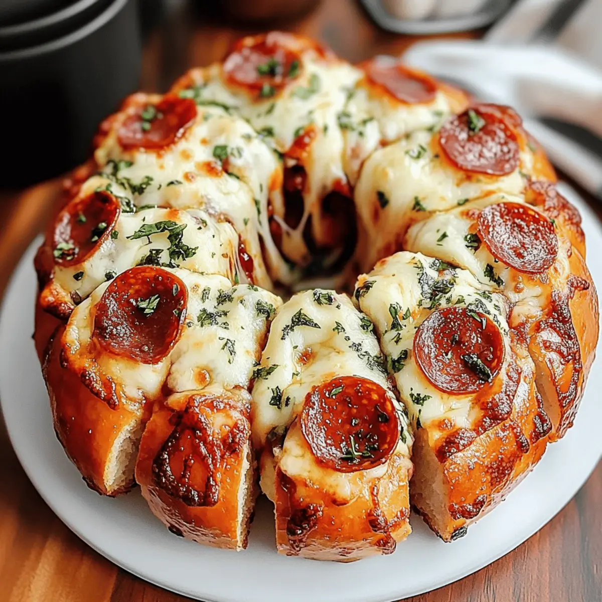 Pull Apart Pizza Bread