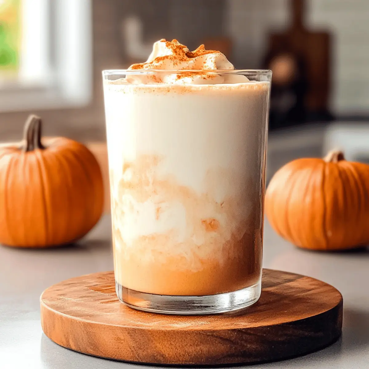 Iced Pumpkin Cream Chai Tea Latte