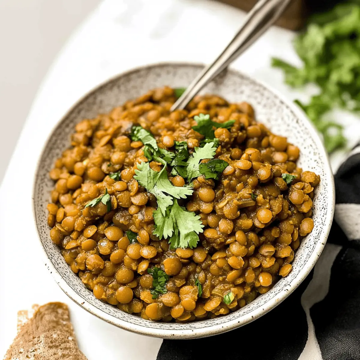 Easy 20-Minute One Pot Lentils
