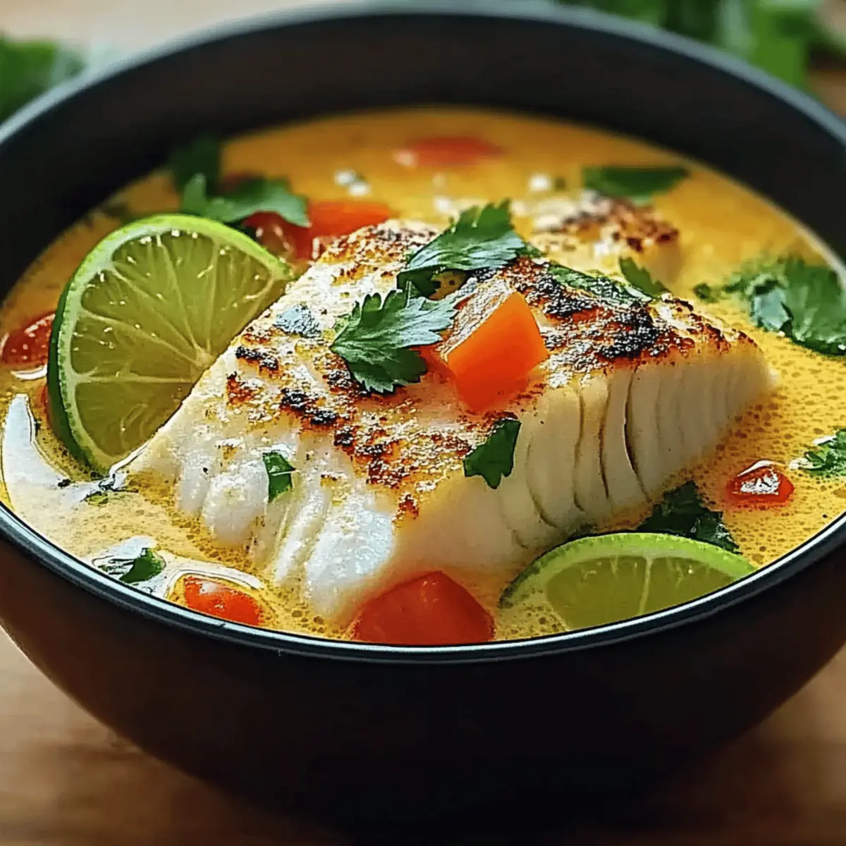 Coconut Lime Fish Soup