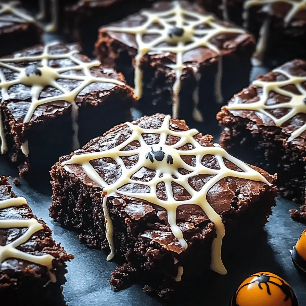 Spooky Spider Web Halloween Brownies Recipe to Wow Guests