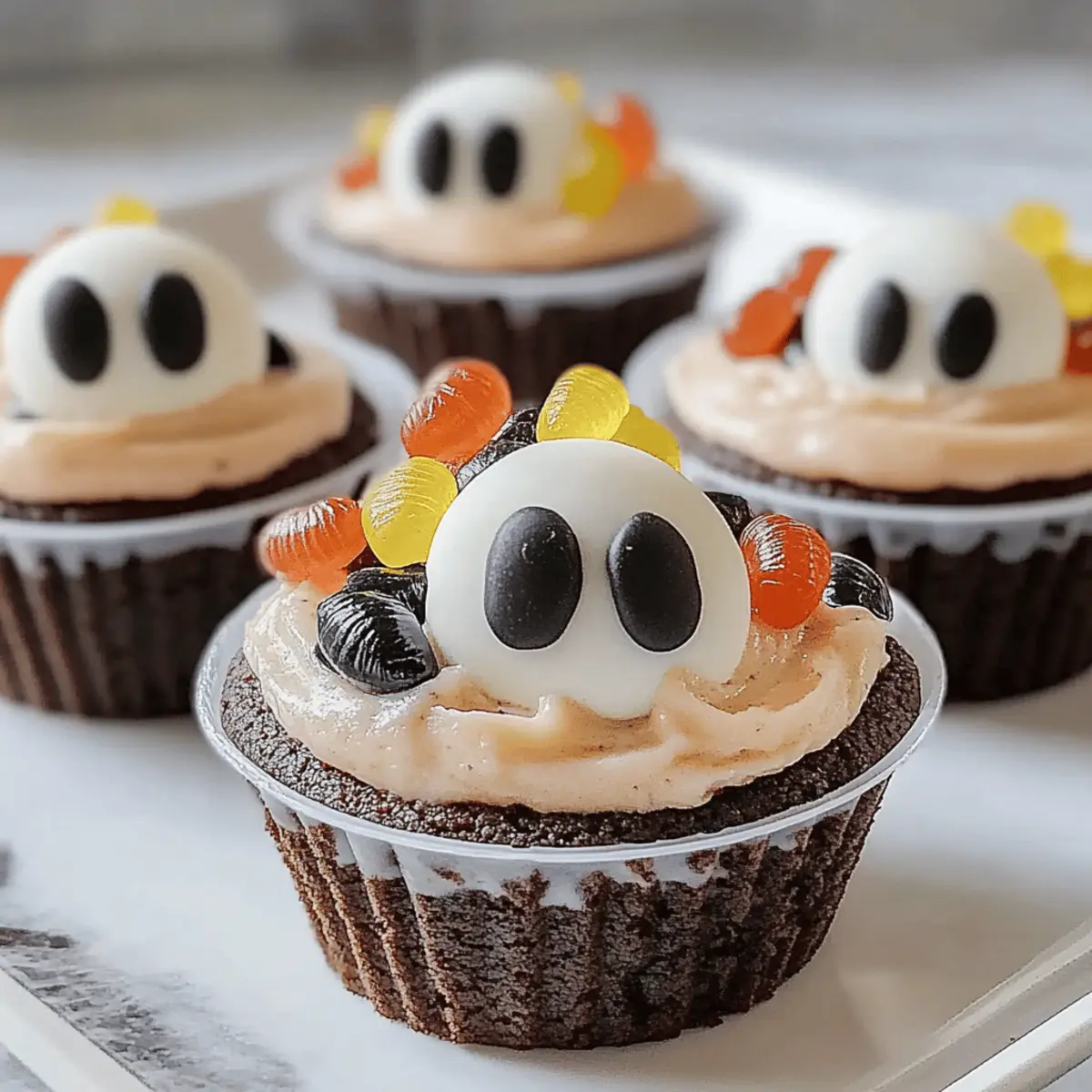 Spooky Graveyard Pudding Cookie Cups Recipe for Halloween