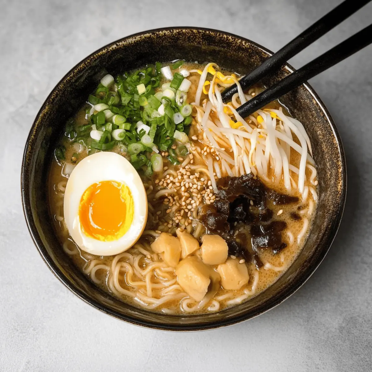 Creamy Vegetarian Peanut Miso Ramen
