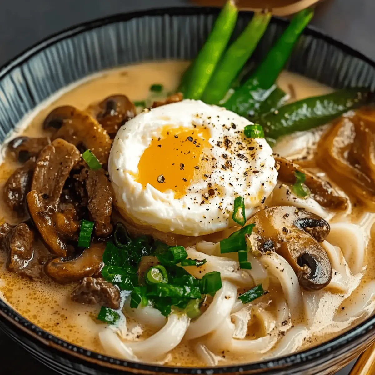 Creamy Miso Udon Soup