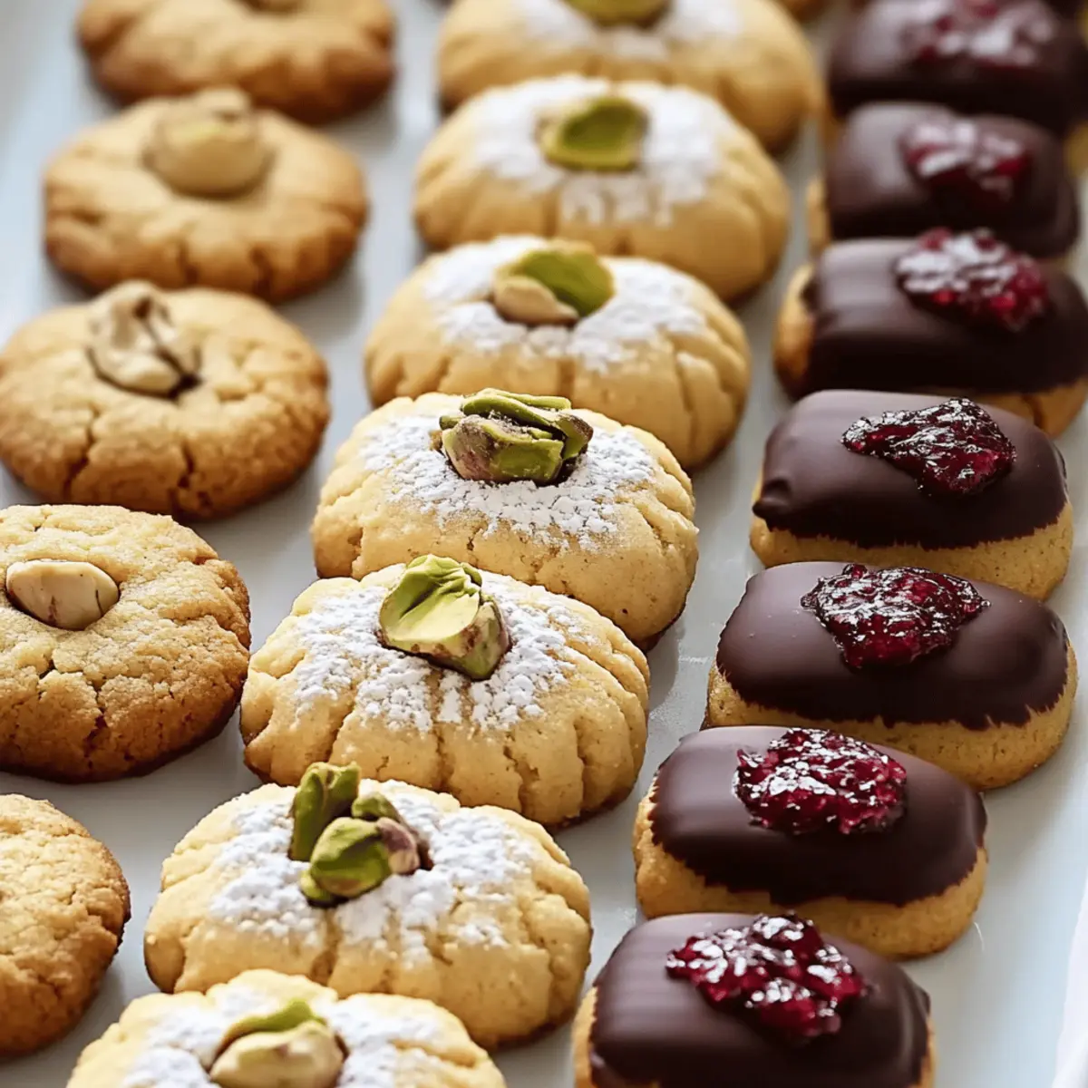 Three Cookies from One Dough
