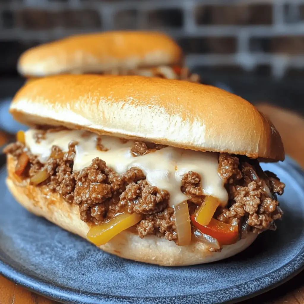 Philly Cheese Steak Sloppy Joes
