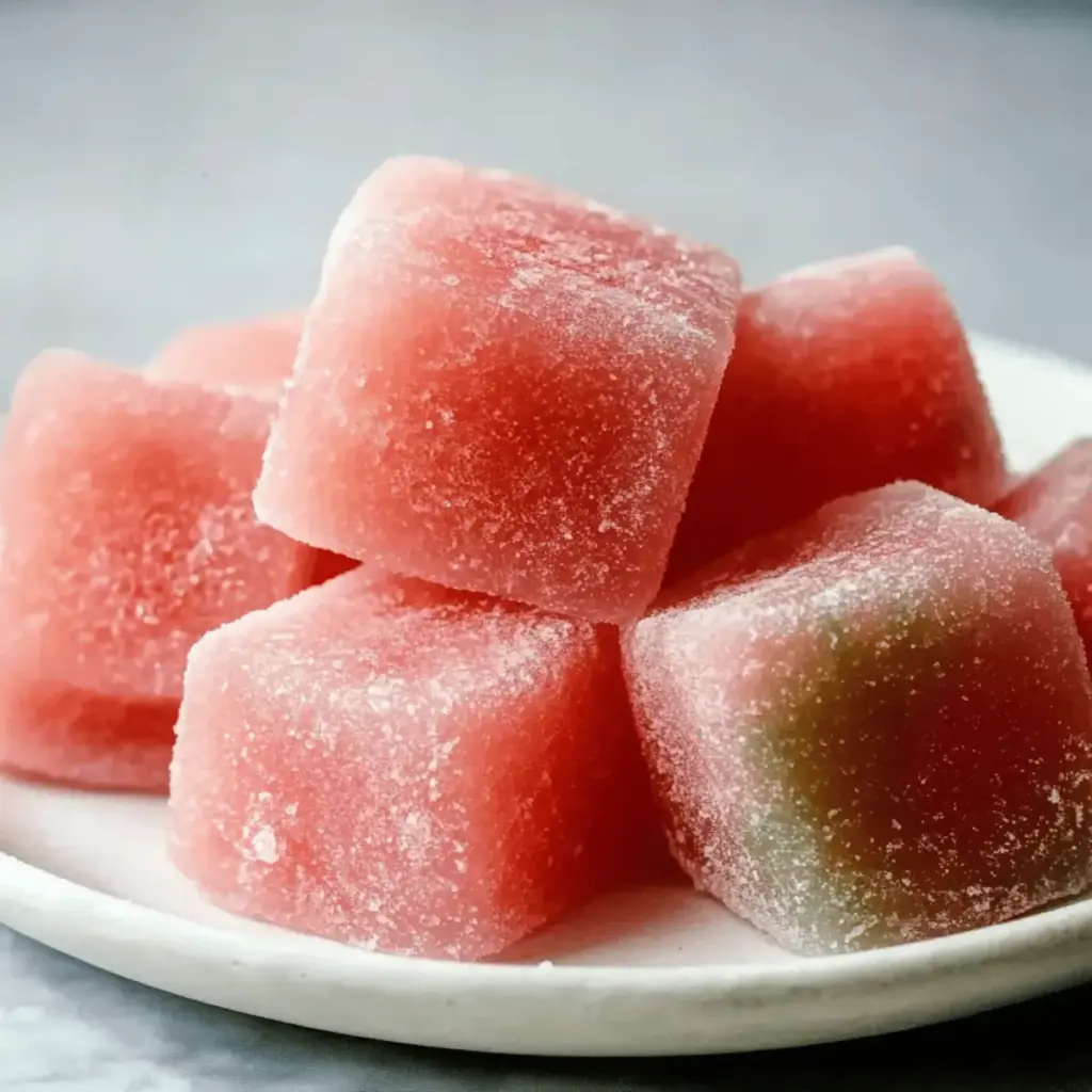 Watermelon Mochi