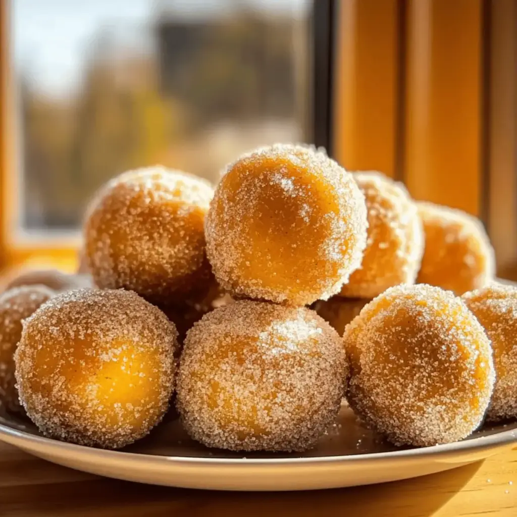 Delicious Baked Pumpkin Donut Holes