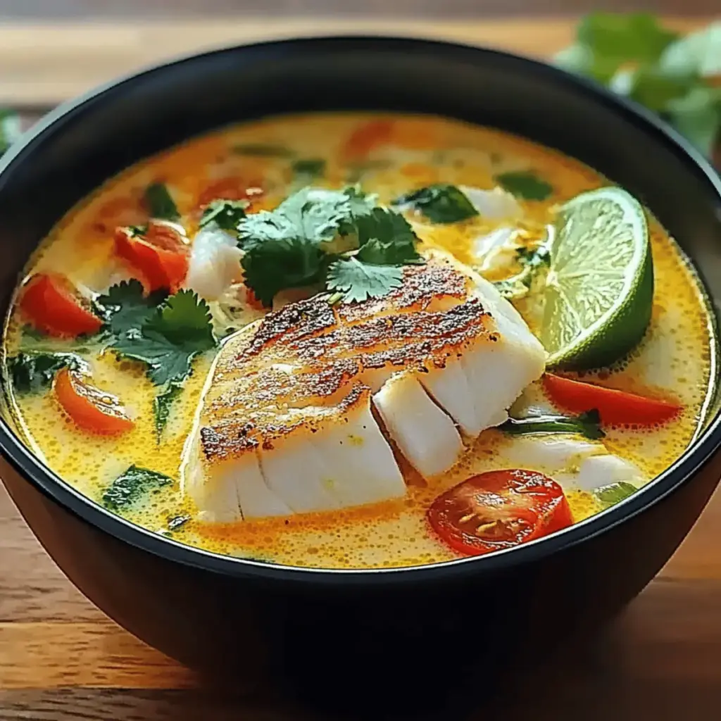 Coconut Lime Fish Soup