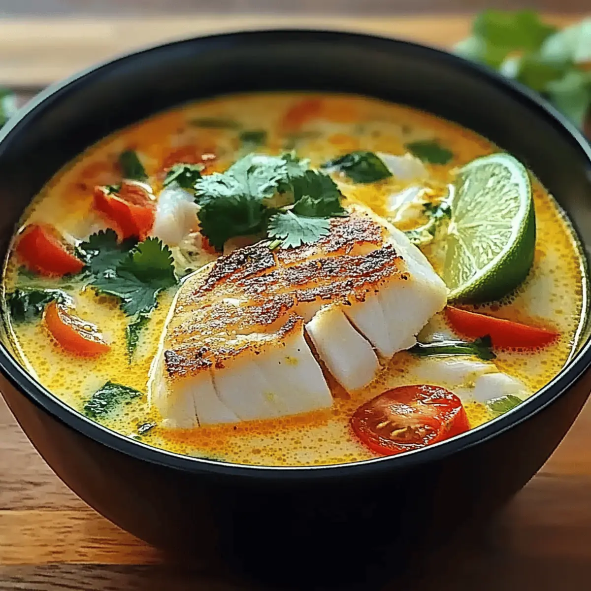 Coconut Lime Fish Soup