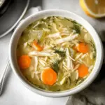 Lemon Chicken Orzo Soup