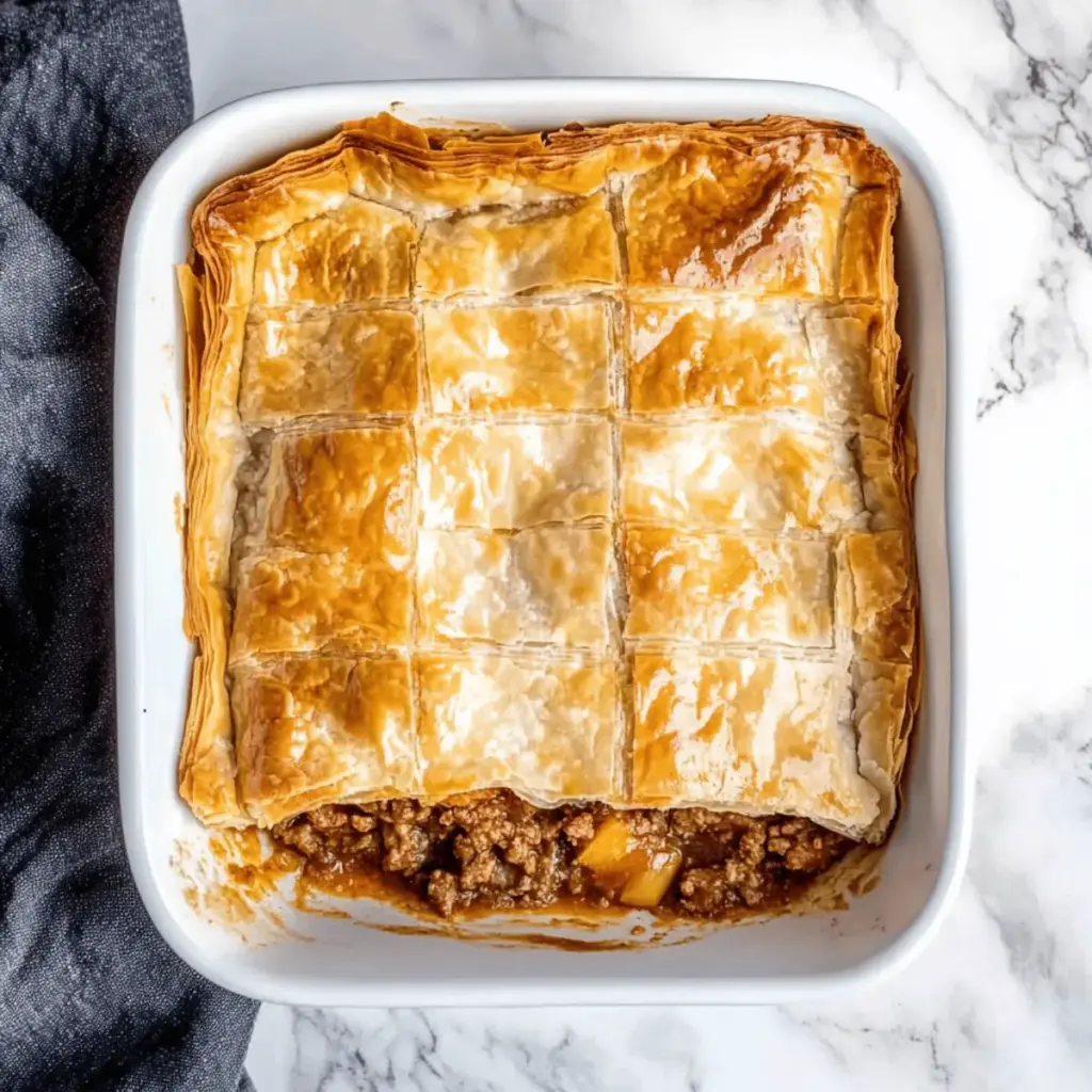 Phyllo Meat Pie (Egyptian Goulash)