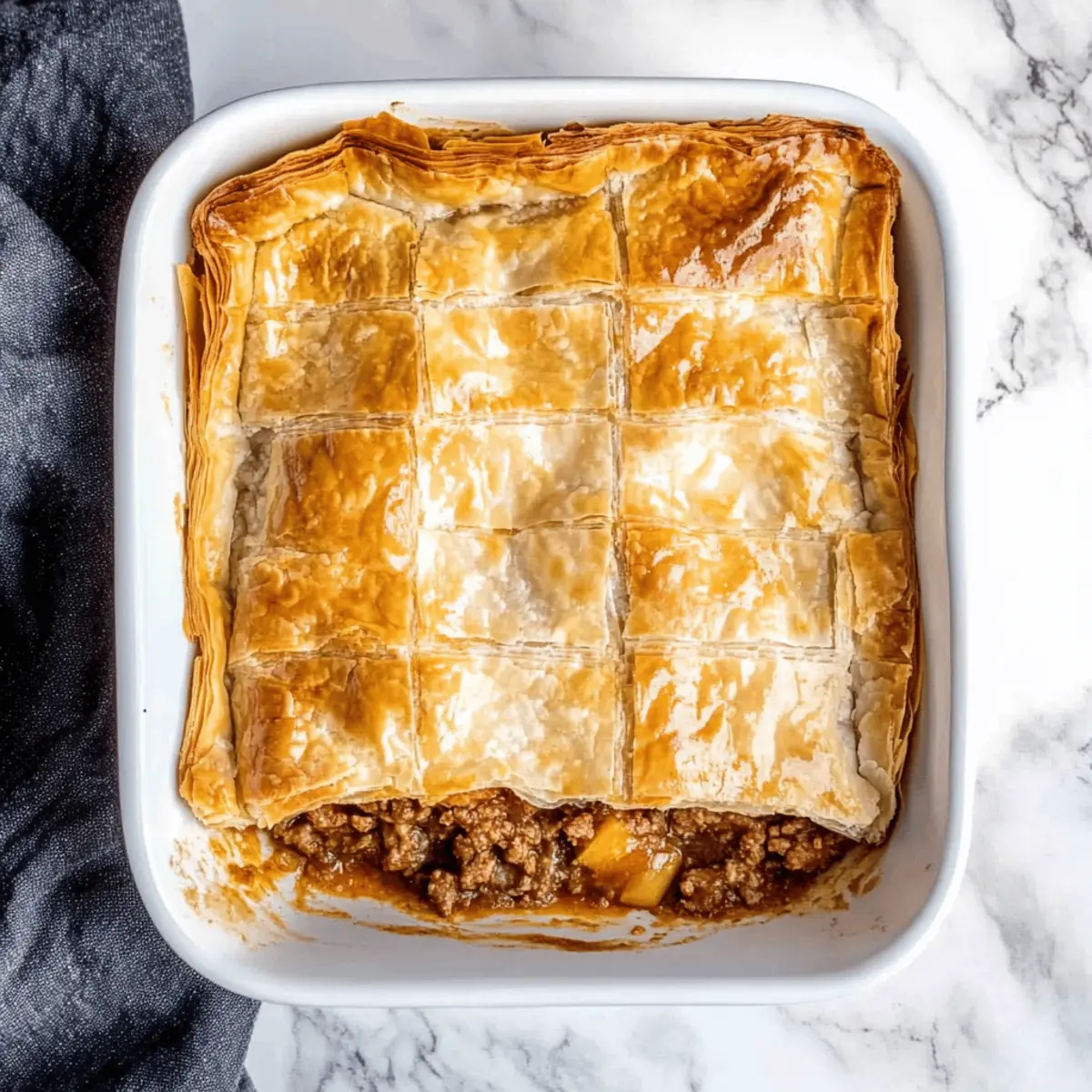 Phyllo Meat Pie (Egyptian Goulash)