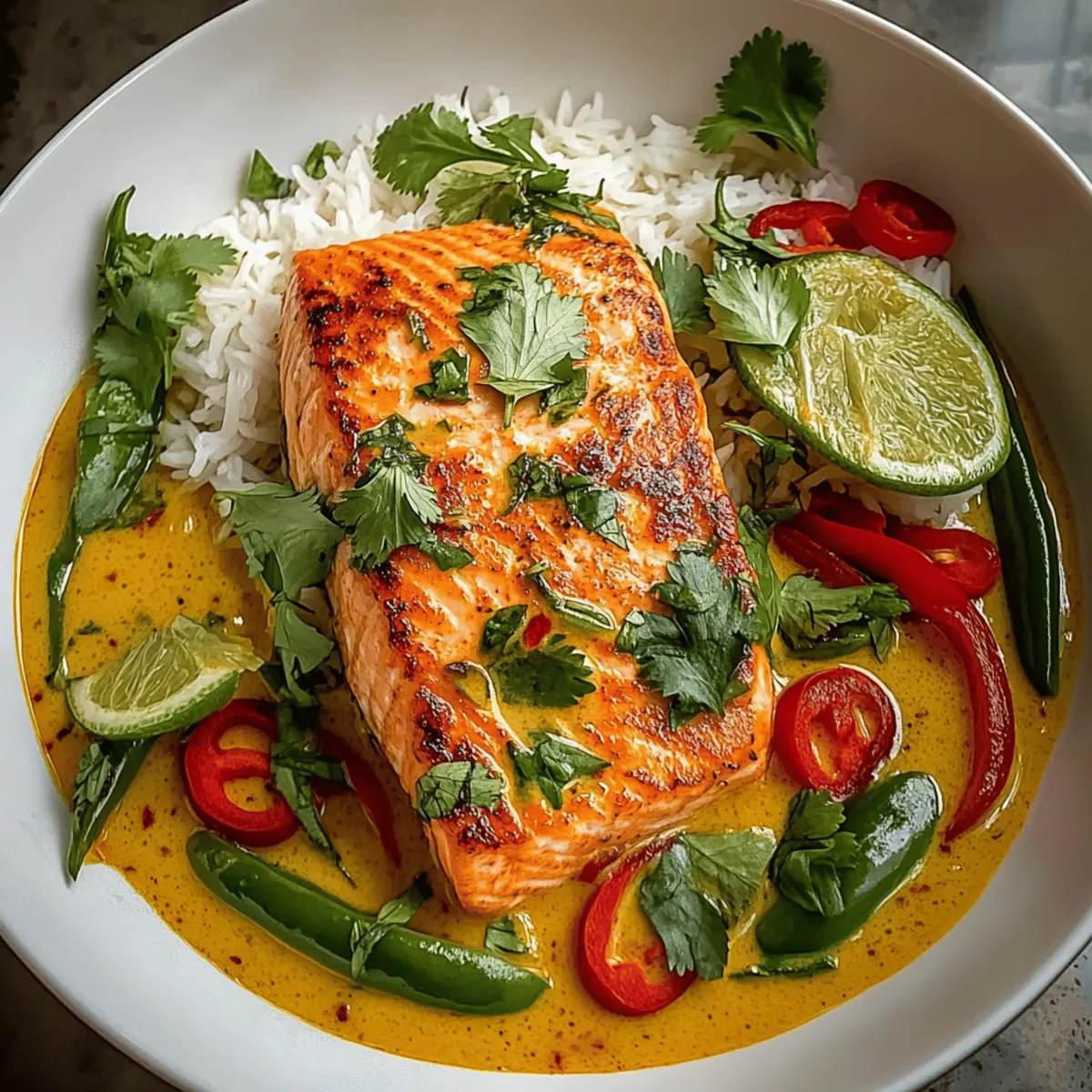 Coconut Curry Salmon