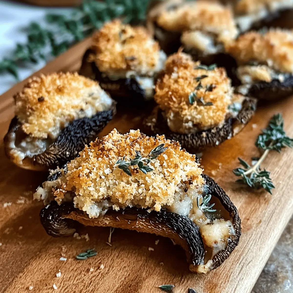 Stuffed Morel Mushrooms