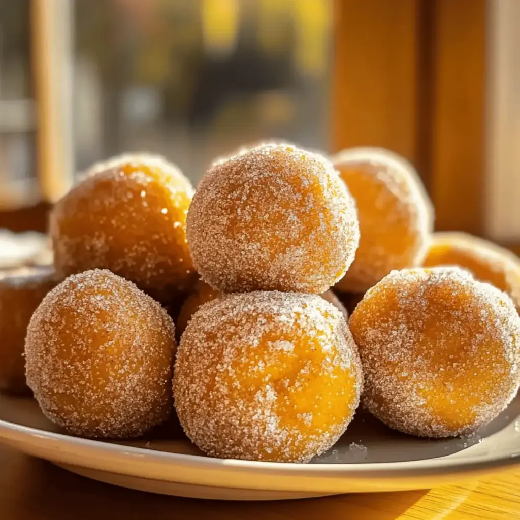 Delicious Baked Pumpkin Donut Holes
