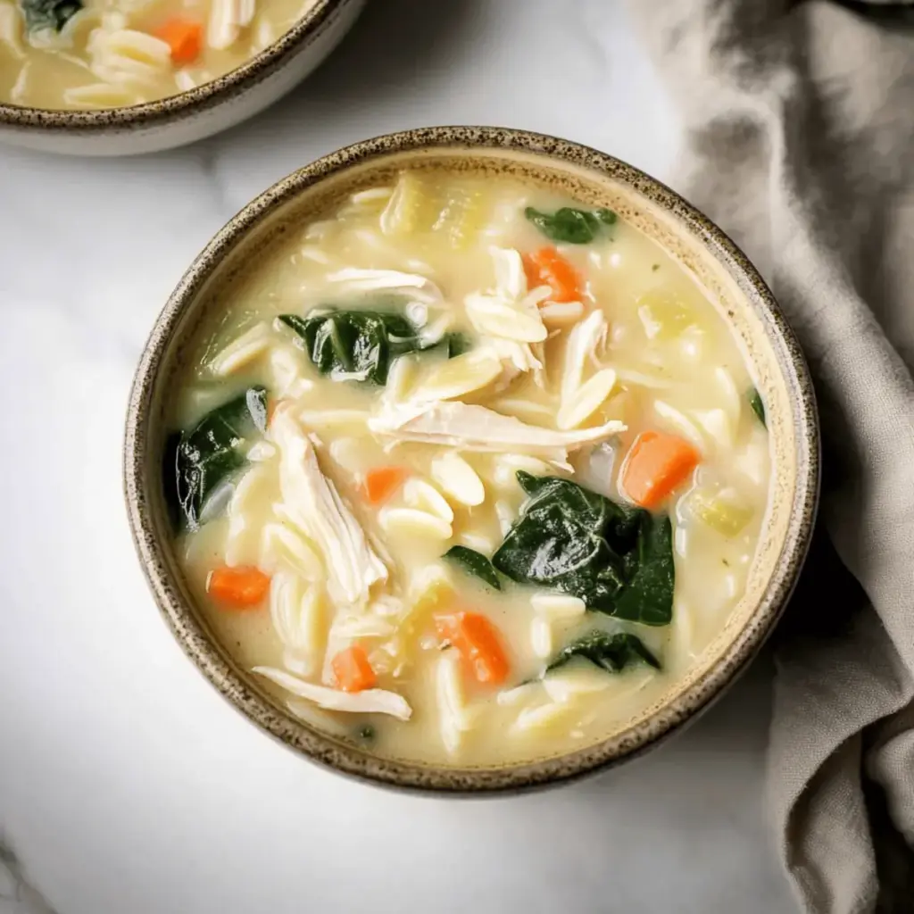 Creamy Turkey Orzo Soup