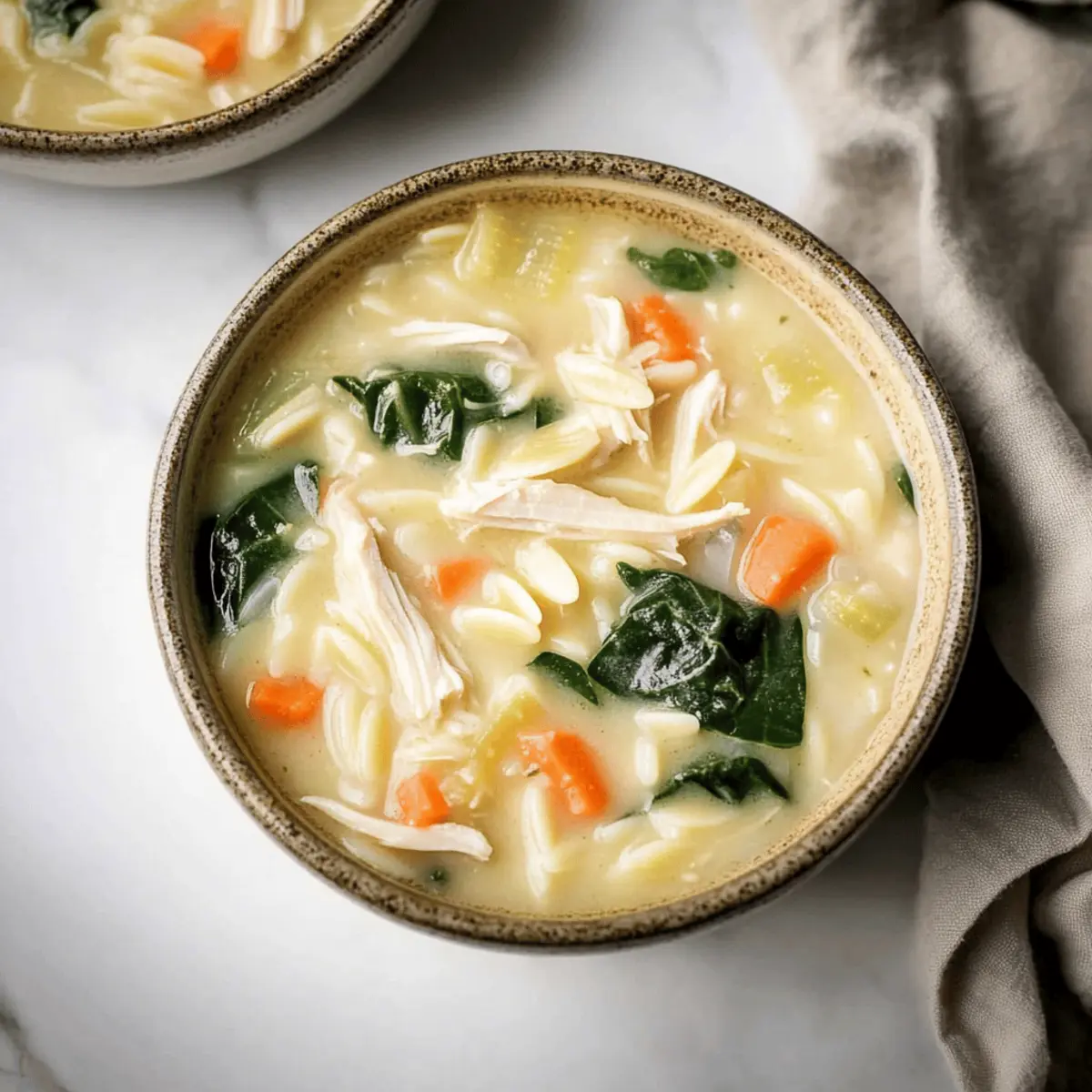 Creamy Turkey Orzo Soup