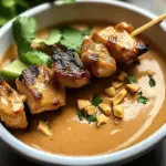 Thai Chicken Satay with Peanut Sauce