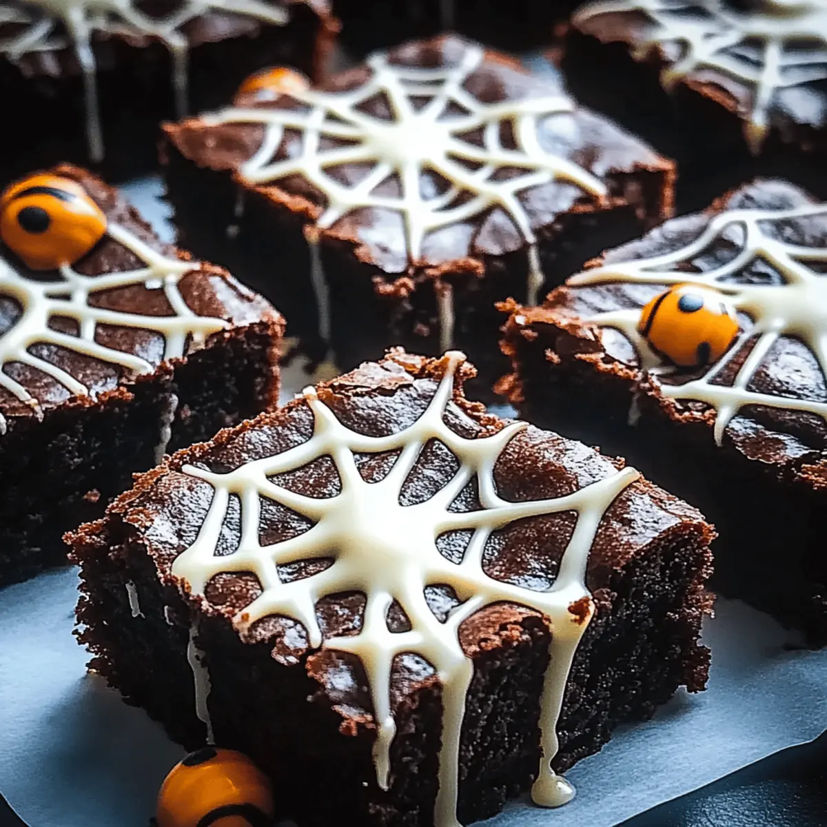 Spooky Spider Web Halloween Brownies Recipe to Wow Guests