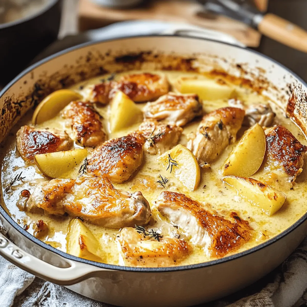 French Chicken Casserole a la Normande