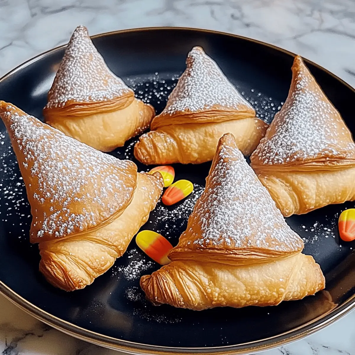 Spooky Crescent Roll Witch Hats – Easy Halloween Treats