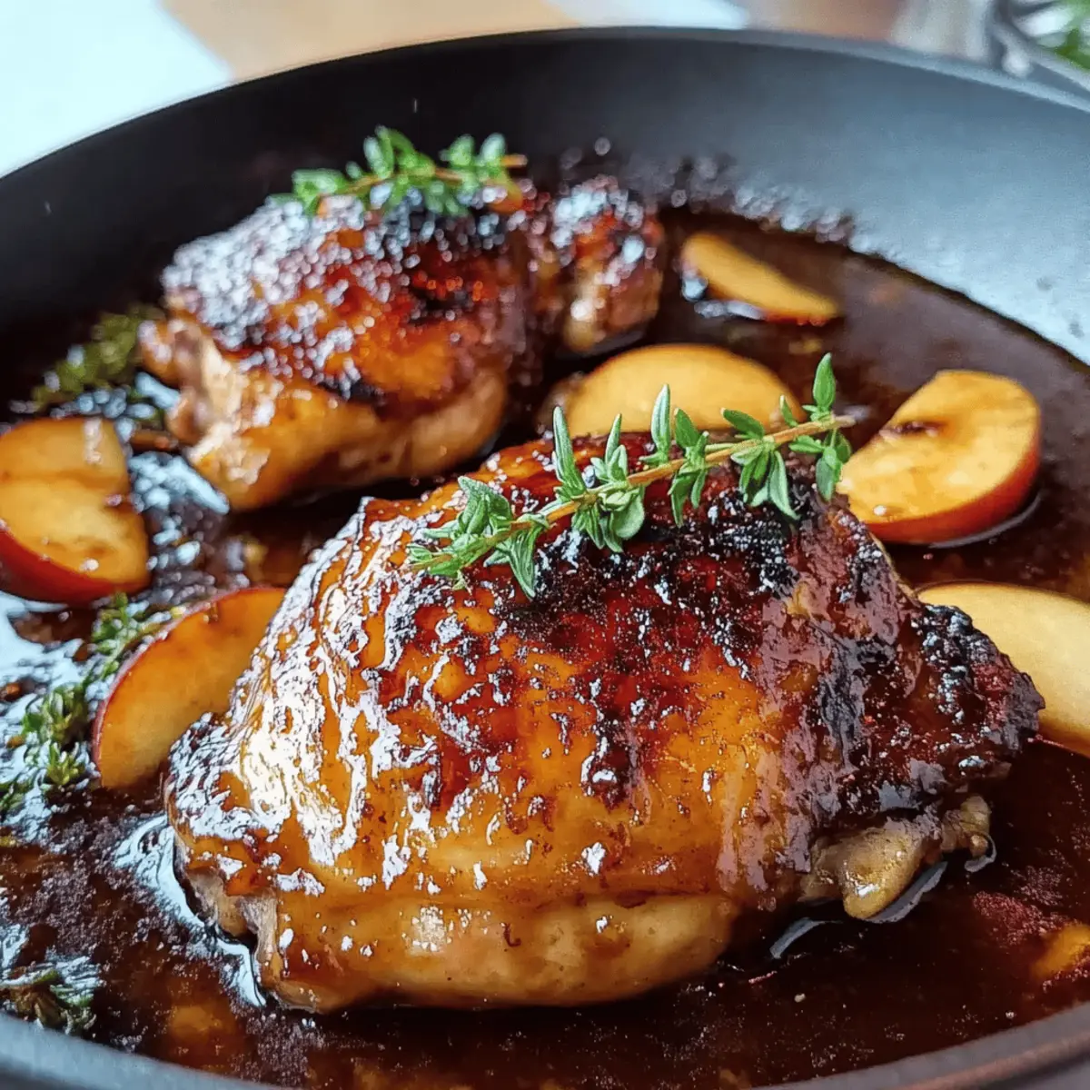 Apple Cider Glazed Chicken