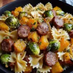 Autumn Sausage Pasta Squash