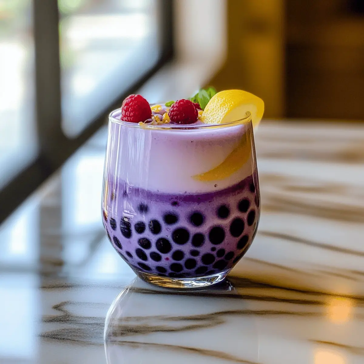 Bat Wing Bubble Tea Mocktail