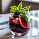 Blackberry Basil Blast Mocktail