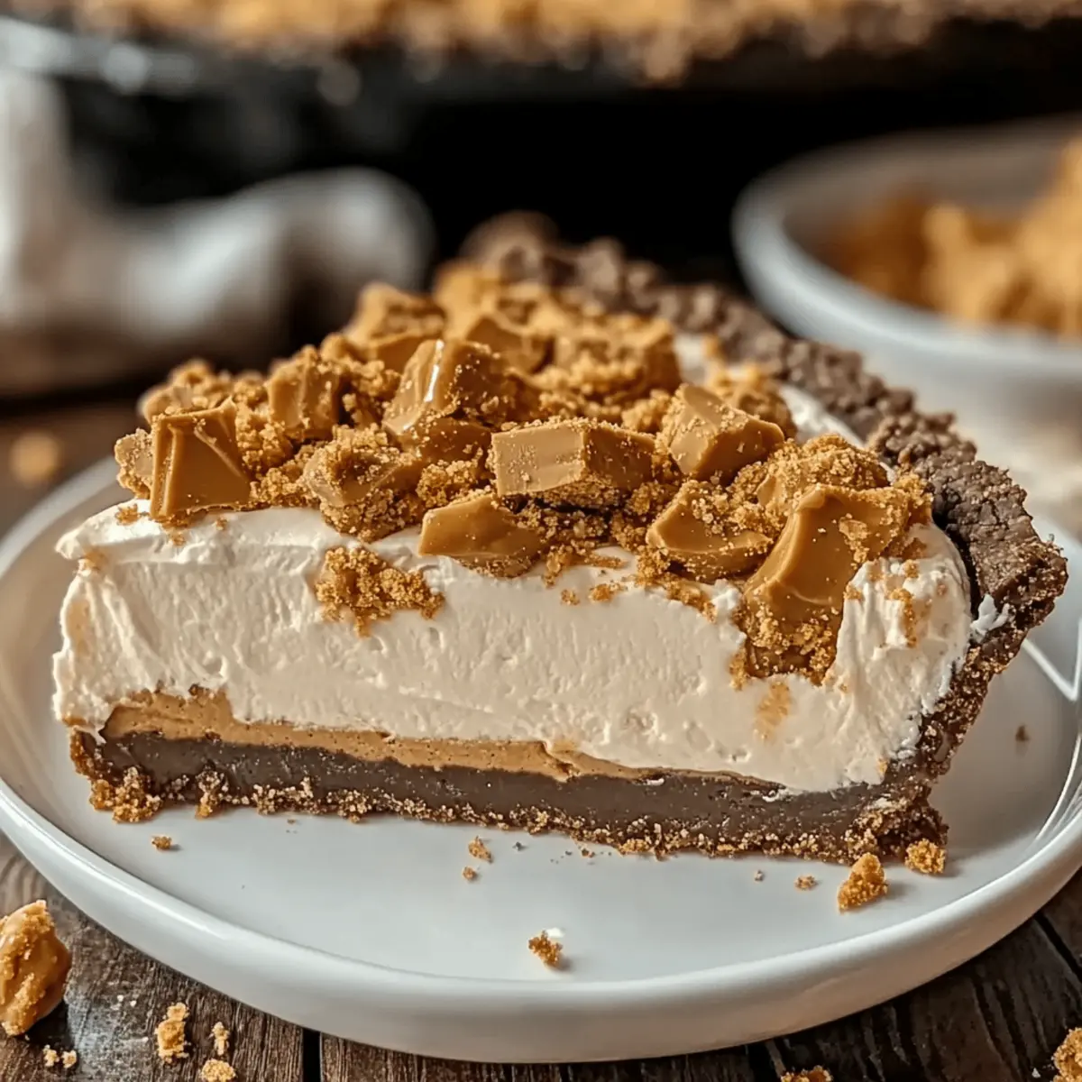 Butterfinger Peanut Butter Pie