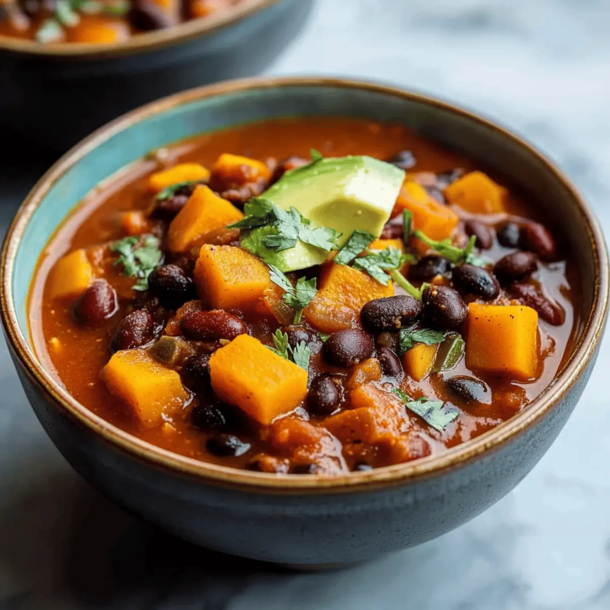 Butternut Squash & Sweet Potato Chili
