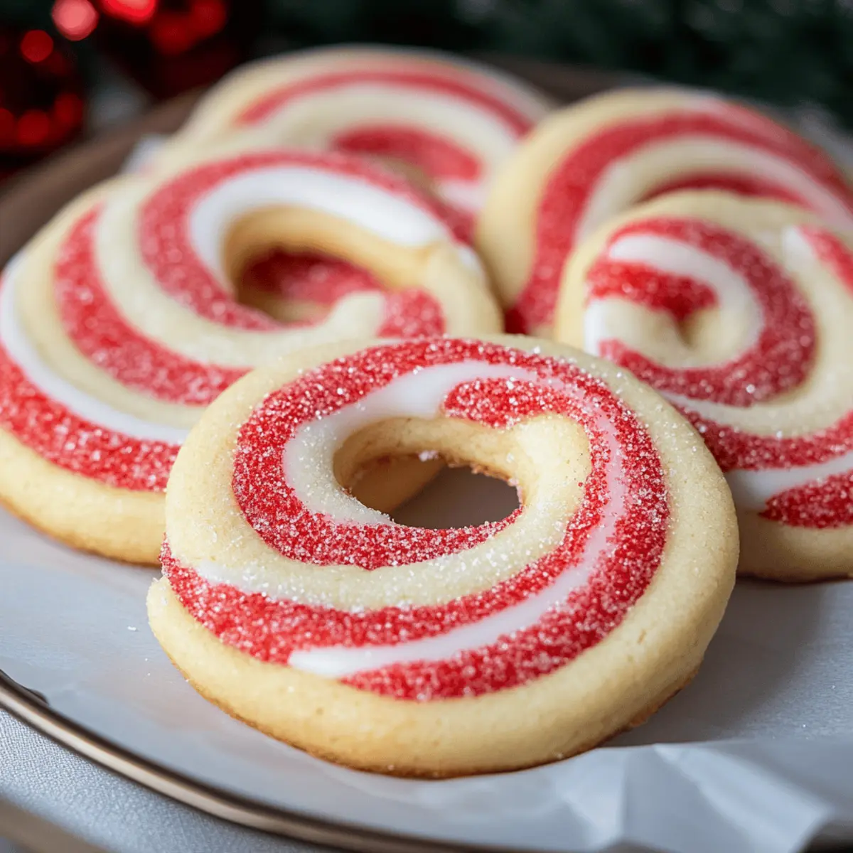 Candy Cane Cookies