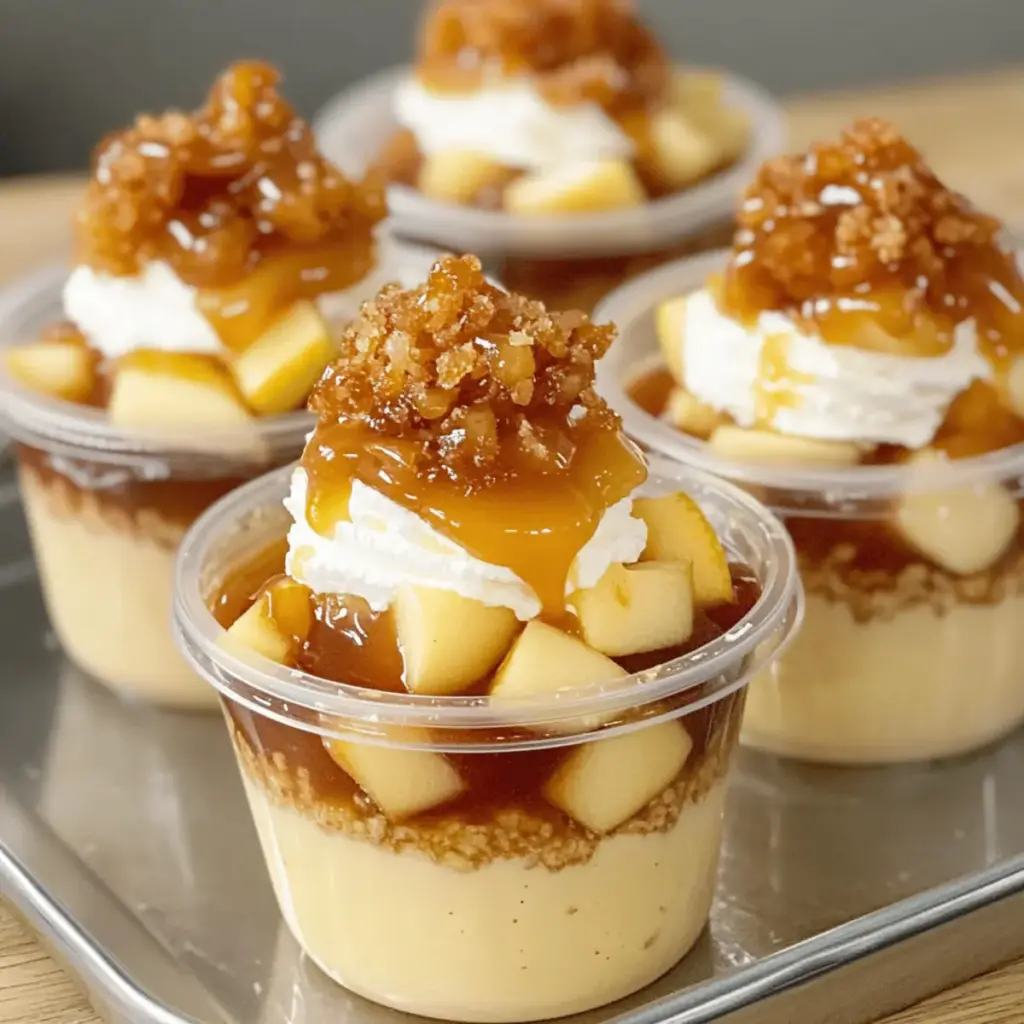 Caramel Apple Dessert Cups
